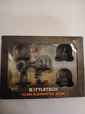 Rare Old Stock  Battletech Clan Elemental Star Catalyst Game Labs