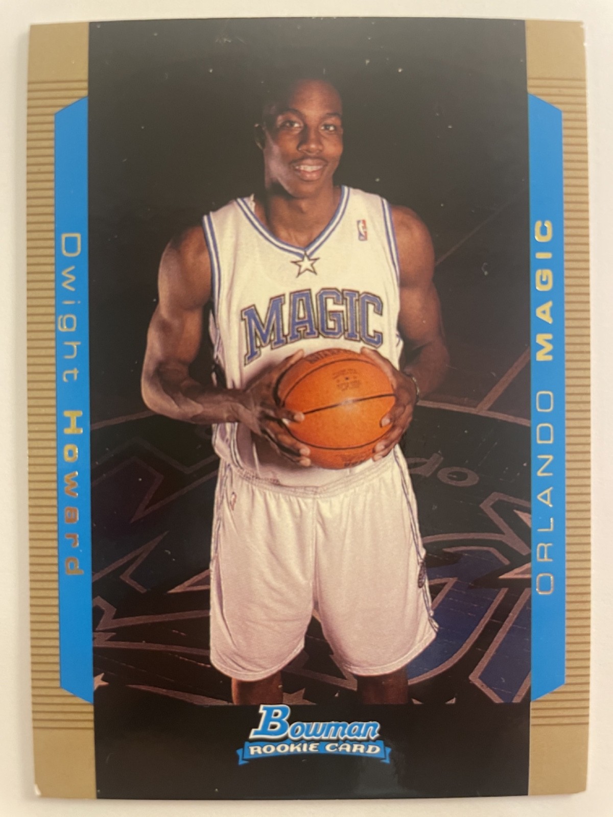 2004 Bowman Dwight Howard Gold Rookie Card #129 Magic