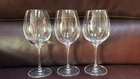 Waterford Crystal “Vintage” Red Wine Classic Glasses 22 oz 9" Tall. Set of 3