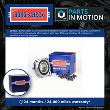 Wheel Bearing Kit fits BMW 650 E63, E64 4.8 Rear 05 to 10 N62B48B B&B Quality