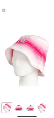 G/FORE Bucket Hat Pink Ombre Crochet Knit Golf Hat Logo Barbiecore Gift Vacation G/FORE Bucket Hat Pink Ombre Crochet Knit | Mercari main image 3