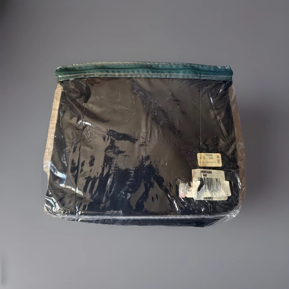 Lauren Ralph Lauren Queen Bed Skirt Dust Ruffle Black NOS VTG CLASSIC RN 60873 - Image 3 of 4