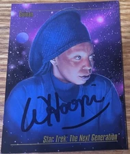 1993 Skybox Star Trek Next Generation WHOOPI GOLDBERG #17 🔥 Guinean 🔥 Auto 1/1