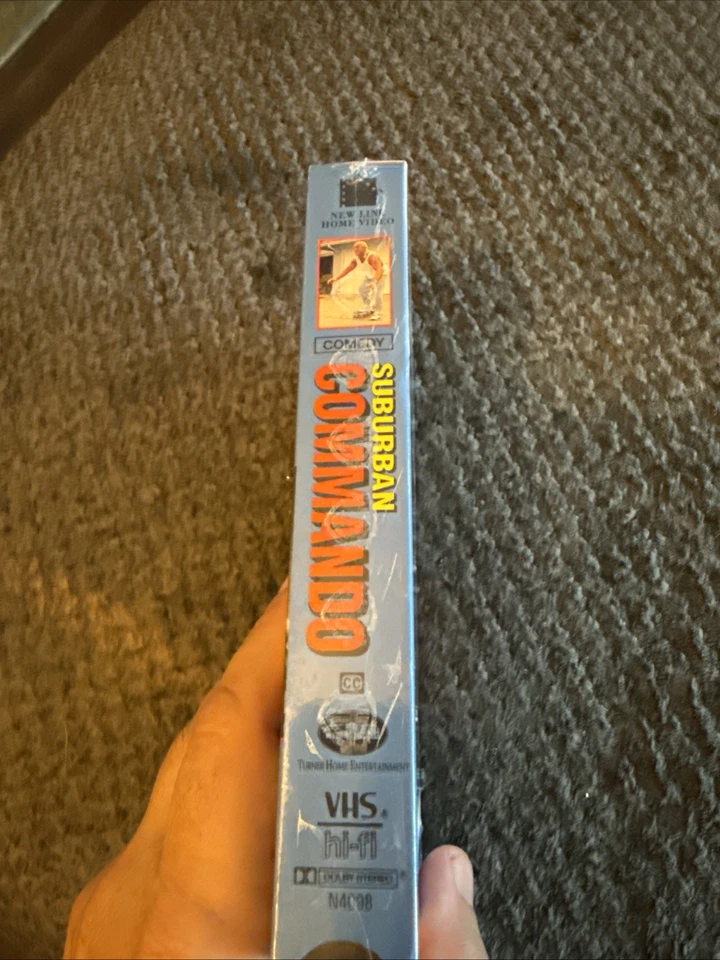 Hulk Hogan Suburban Commando VHS SEALED Watermarks New Line Cinema 90s - Image 4 of 4