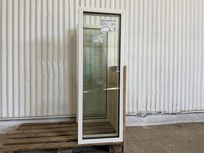 Kastrup Fenster Holz-Alu, 3-fach Verglasung, Festrahmenfenster, H134,8 B46,6 D12