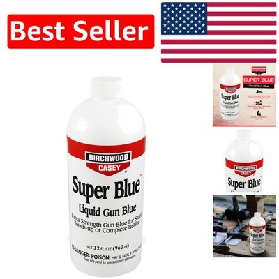 Birchwood Casey Super Blue Liquid Gun Blue 32oz | Double Strength Protection