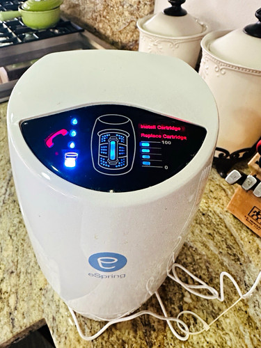 eSpring Countertop Water Purifier w/ Faucet Kit White/Blue