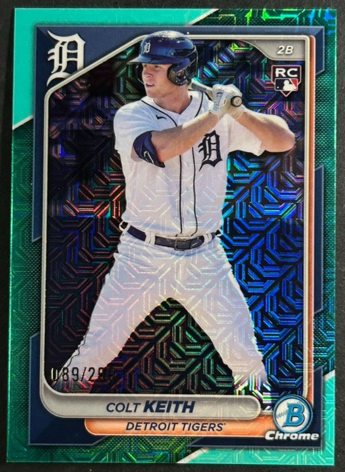 2024 Bowman Chrome - Colt Keith #34 Detroit Tigers - RC Teal Mojo /299
