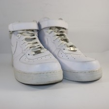 Nike Air Force 1 Alto Triple Blanco - Hombre Talla 17 - Estilo Clásico AF1