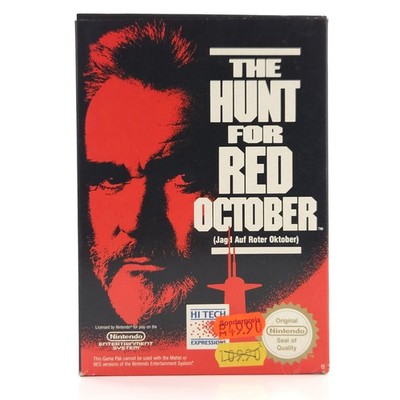 Nintendo NES Spiel: The Hunt for Red October - OVP CIB (PAL-B NOE)