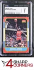 1986 FLEER #57 MICHAEL JORDAN BULLS HOF CGC 1