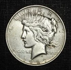 1927-D Peace Silver Dollar 90% - VF