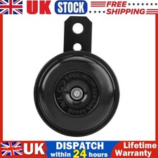 12v Replacement Motorcycle Horn Motorbike Loud Black 105db Universal Car 12 Volt