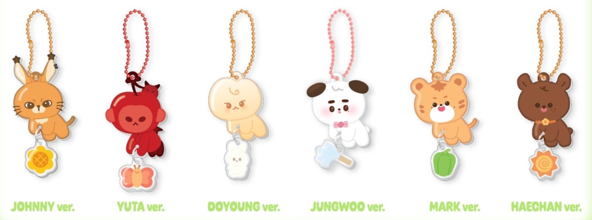 NCT 127 SOM MOONG CHILL RANDOM ACRYLIC keyring OFFICIAL preorder