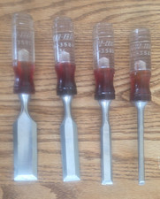 Vintage Buck Brothers 4 Piece Wood Chisel Set...