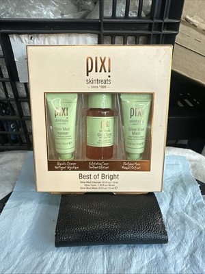 Pixi Beauty Skintreats   Best Of Bright 3 Piece Set   Glow Cleanser, Tonic, Mask