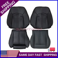 Both Side Bottom + Top Replacement Leather Seat Cover For 2010-2016 Cadillac SRX