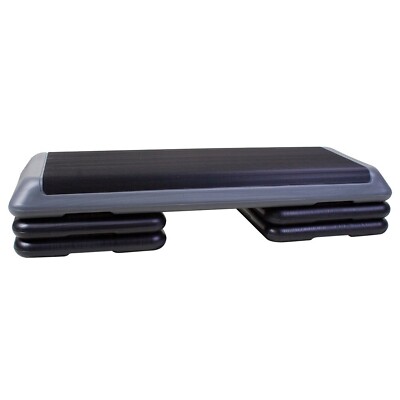 The Step Original Aerobic Platform, Health Club Size Steppers for Exercise wi...