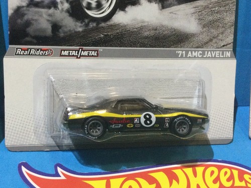 2012 HOT WHEELS RACING MUSCLE CARS SET FORD MUSTANG OLDS AURORA AMC JAVELIN RARE - Picture 13 of 20