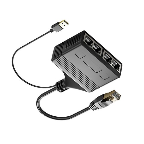 1000Mbps Ethernet Splitter Hub RJ45 Cable LAN Network Internet 1 IN 4 Out - Picture 6 of 13