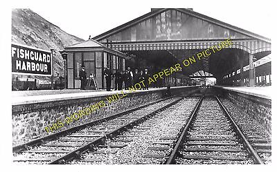 21 Great Western Rly. Fishguard Harbour Railway Station Photo Whitland Line