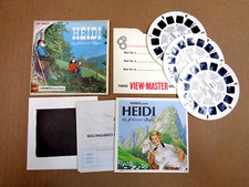 Vtg GAF VIEW-MASTER 3 Reel Set HEIDI by Johanna Spyri B425 1958 Copyright