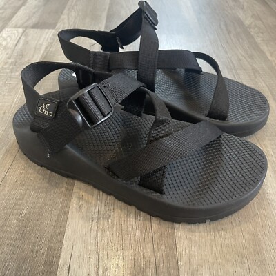Chaco Classic ZX 2 Sport Sandals Black Double Strap Vibram Soles Mens Shoe SZ 10