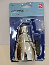 New Plumb Pak Adjustable Shower Head, Chrome Plated, PP825-2
