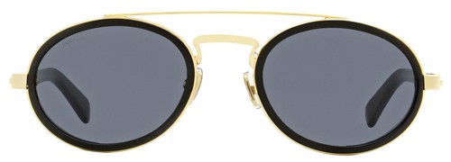 Jimmy Choo Oval Sunglasses Tonie/S 2M2IR Black/Gold 51mm - Picture 2 of 3