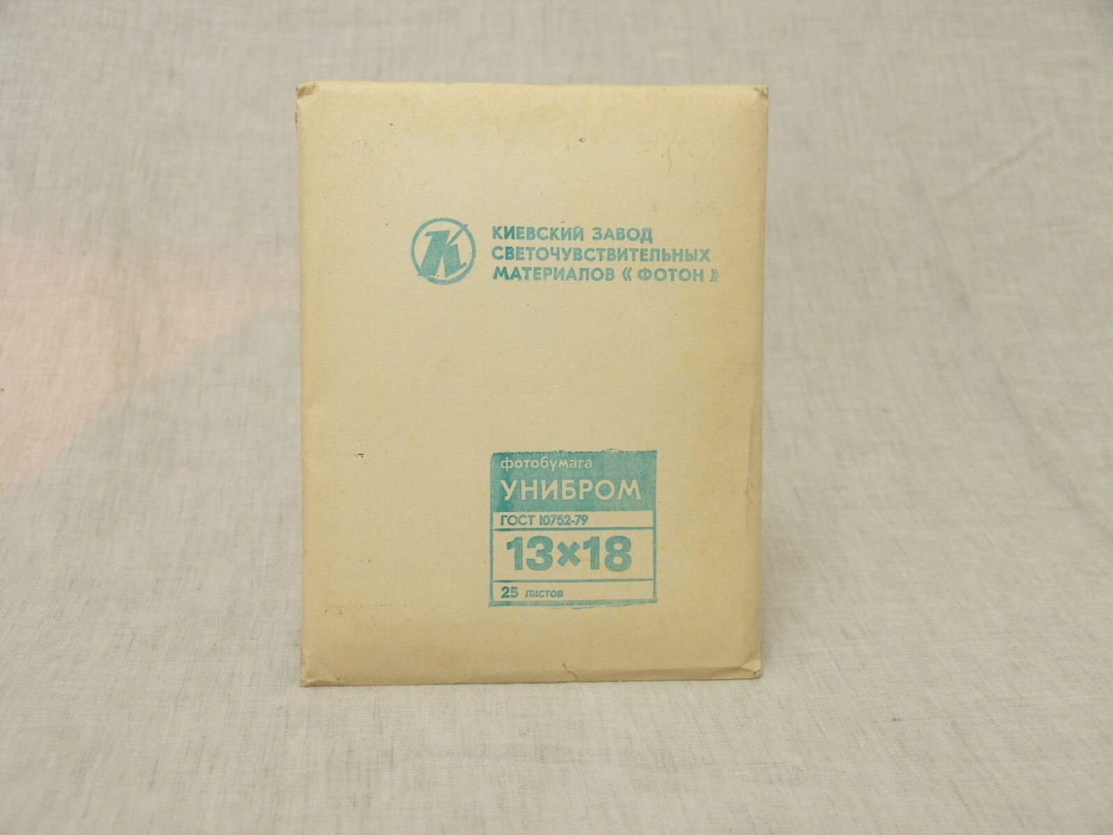 Photo paper B&W 25 sheets 13x18cm (5"x7") "Unibrom", FB, glossy, normal contrast eBay