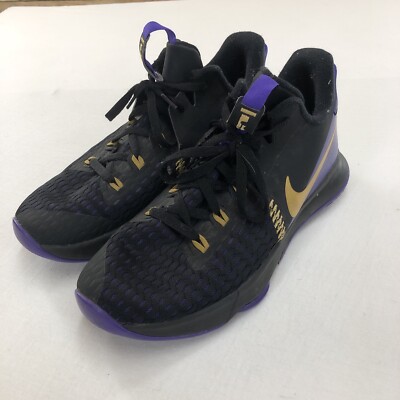 Nike LeBron Witness 5 Basketball Shoes Black Purple Gold Mens Size 9‎ Nike LeBron Witness 5 EP  main image 2
