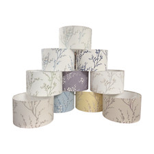 Laura Ashley Pussy Willow Fabric Lampshade Duck Egg Natural Hedgerow Midnight