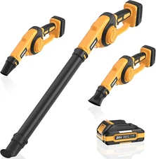 Mini Cordless Leaf Blower 21V w/ Battery & Charger 200MPH 3-Speed for Lawn Care