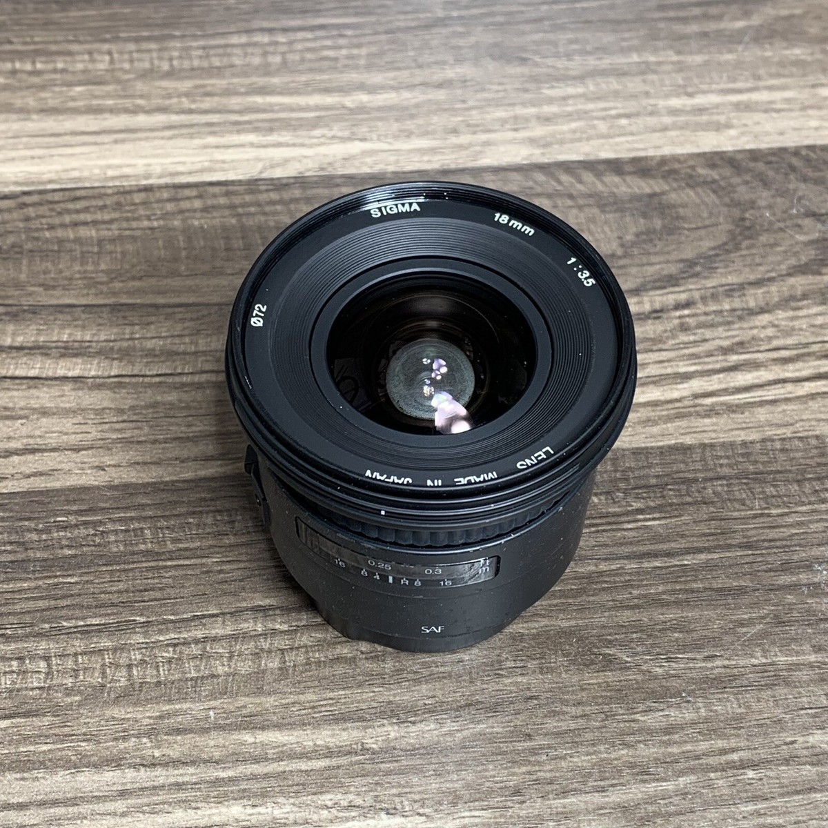 Sigma 18mm f/3.5 AF Lens for Canon AF Mount Cameras | eBay