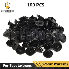 100pcs Engine Cover Grille Bumper Retainer Clips for Toyota/Lexus 90467-07201