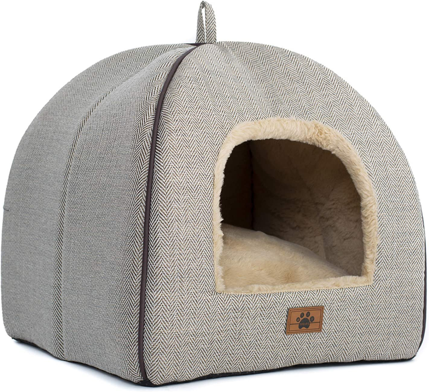 Cat Bed for Indoor Cats - Cat Cave Bed Cat House Cat Tent with Removable Washabl
