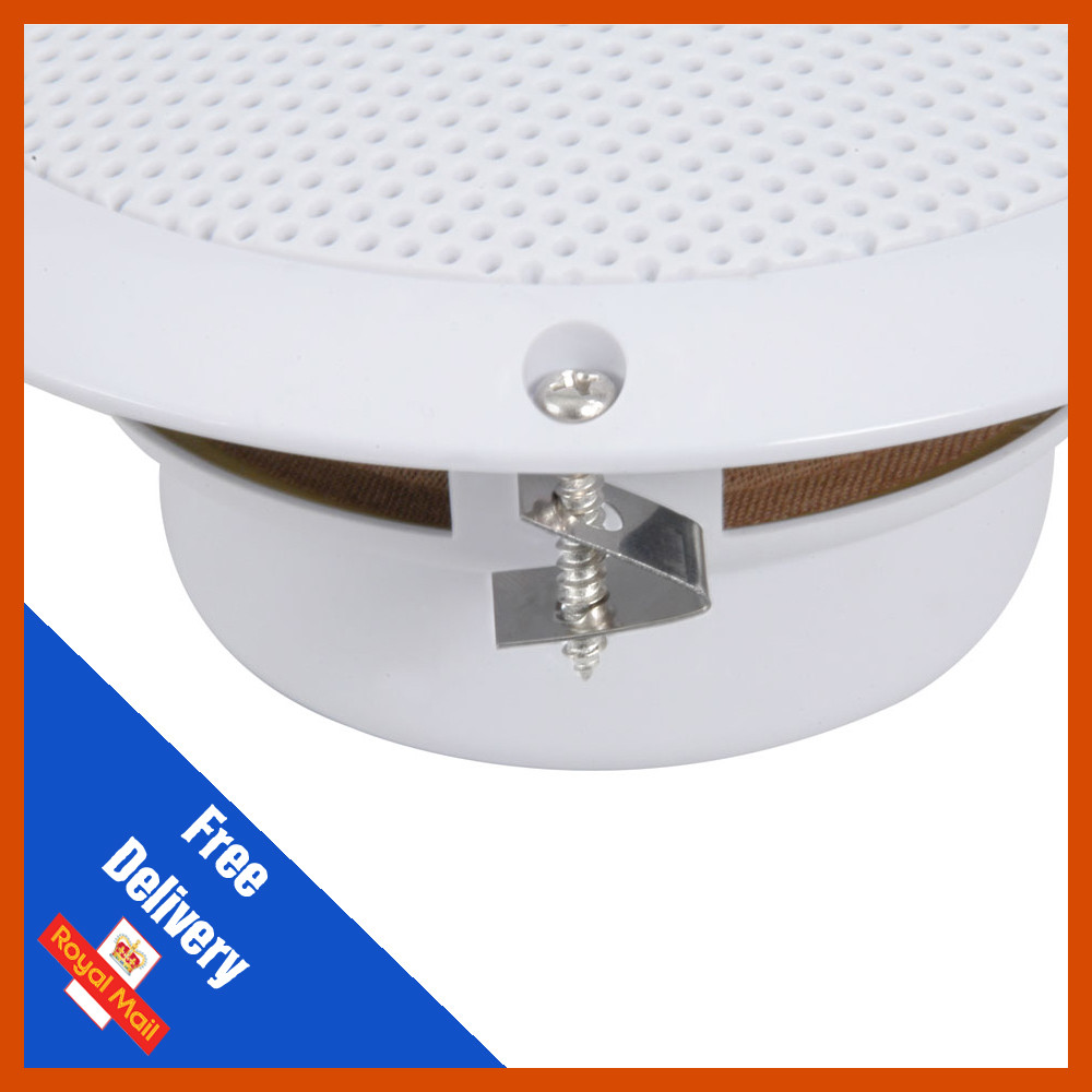 2 x Waterproof Marine Speakers 5 Inch Adastra 80w Wall Ceiling Boat