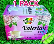 VALERIAN TEA ✅ Te de Valeriana 25 bags 1 gr. each by Therbal Free Shipping