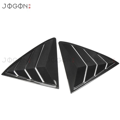 Real Carbon Fiber Rear Window Louver Panel Cover For Toyota GR Corolla 2023-2025 - Picture 5 of 14