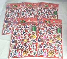 Lot of 5 Sheets Super Mario Stickers Nintendo Bubble Stickers