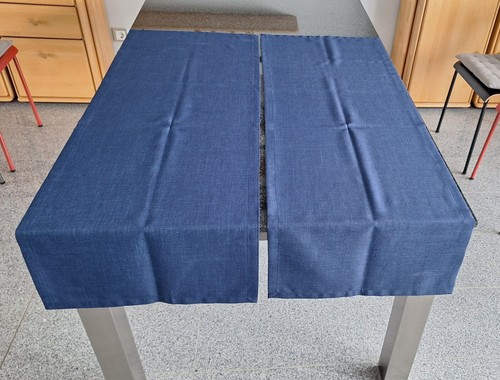 Sander TABLE + HOME - LOFT zwei Tischläufer 50 x 140 cm dunkelblau (Farbe 04) - Bild 4 von 5