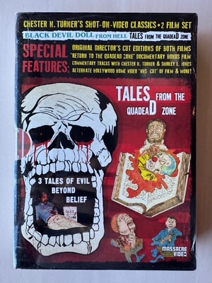 Black Devil Doll from Hell Tales from the Quadead Zone DVD Box Set