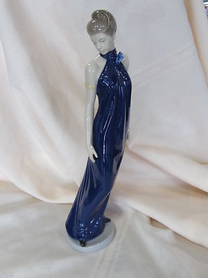 NAO BY LLADRO ELEGANCE SPECIAL EDITION #1831 BRAND NIB WOMAN BLUE