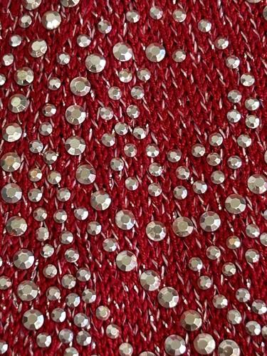 Ruby Rd. Red Sparkle Sweater. 2Fer. Beaded. Size Medium. NWT - Picture 5 of 10
