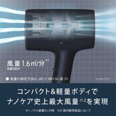 Panasonic EH-NA0J-P [Dryer Nano-Care, Highly permeable & Deep Navy