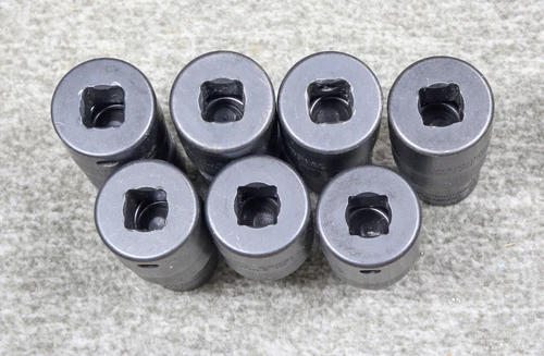 Snap On 207IPFM 7 Piece Shallow METRIC Swivel Impact Socket Set