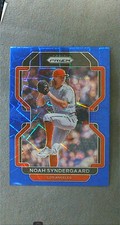 2022 Panini Prizm Tier II Blue Velocity #216 Noah Syndergaard Angels