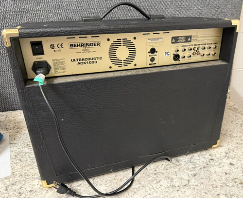 Behringer ACX 1000 Ultracoustic Acoustic Guitar Amp Black - Picture 4 of 10