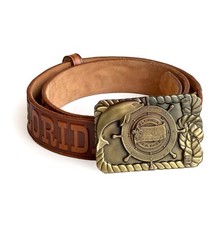 Boy Scouts Of America Florida Sea Base High Adventure Leather Belt Buckle, 36