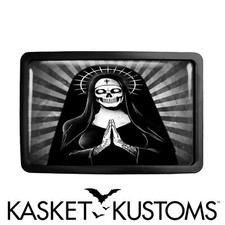 Santa Muerte Belt Buckle - Day of the Dead Skull Belt Buckle - 119-2